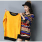 Fashion Trend Korean Version of The Plus Size Base Skirt In The Autumn and Winter Mid-length Plus Velvet Thick Long-sleeved Dress