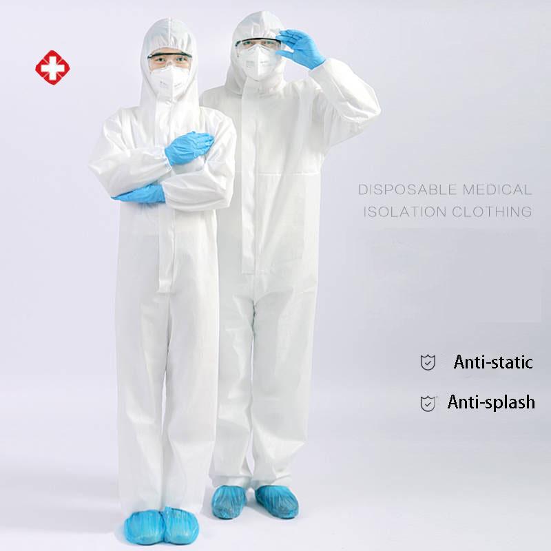 Medical Disposable Isolation Clothing Fullbody Anti-virus  Protective Clothing