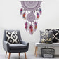 Retro Style Catch Monternet Dream Catcher Colorful Feather Wall Stickers Art Design For Living Room