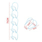 5PCS Household Coat Rack Free Punching Bedroom Hanging Hat Storage Rack Behind The Door Wall-mounted Hat Rack Bathroom Towel Rack Household Hat Rack