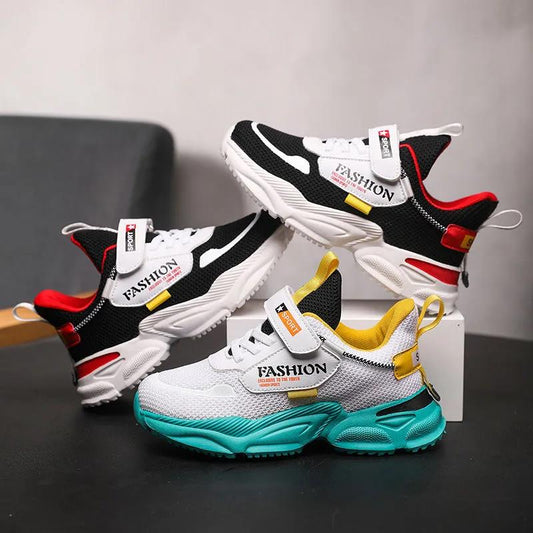 Kids Sneakers Outdoor Sports Wear Resistant Boy Shoes Breathable Children Casual Shoes Enfant