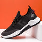 Men's Shoes Flying Woven Breathable Sneakers Korean Style Student Trendy Casual Shoes
