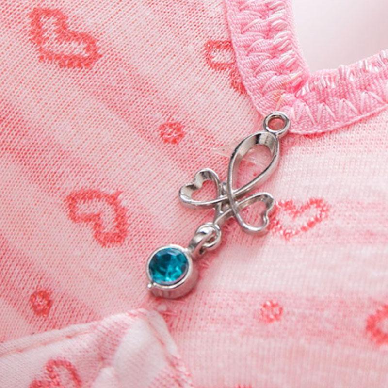 Women Fashion Printing Sexy Large Size Thin Bras Receiving Side Breasts Gathering Type Without Steel Rings Adjustable Strap Bra