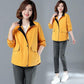 Windbreaker Women's Short Jacket Spring Loose Stand Collar Loose Jacket Women's Spring and Autumn