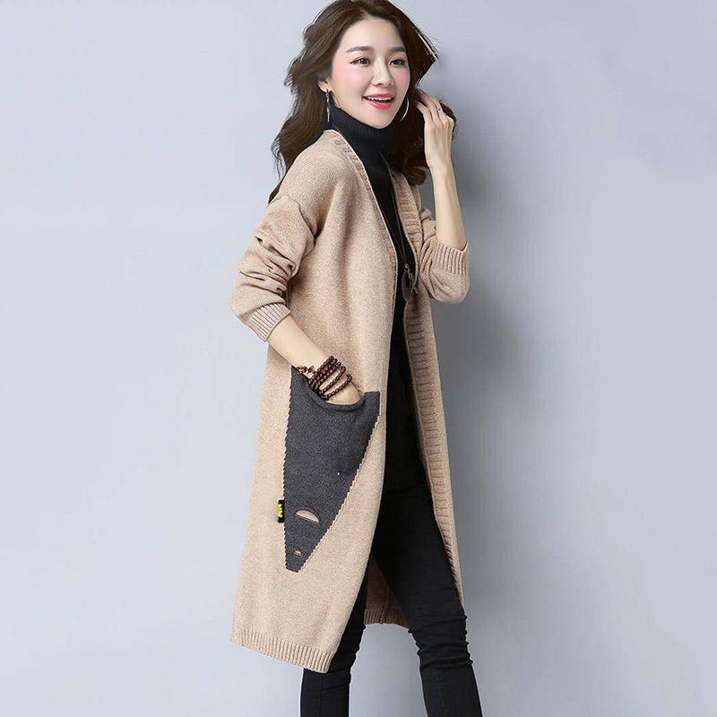 European Women Thin Kimono Cardigan Long Sleeve Loose Asymmetric Hem Long Cardigan Women Outerwear