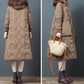 Women's Winter Korean Style Loose Quilted Jacket Women's Warm Stand-collar Down Jacket Solid Color Mid-length Down Jacket Quilted Jacket