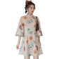 Cheongsam Modified Spring Daily Vintage Dress Female Short Sleeve Elegant Slim A-line Casual Dress