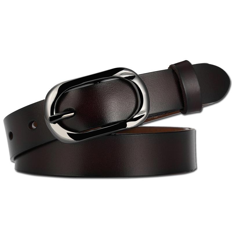 Belt black pin buckle fashion adult casual belt unisex