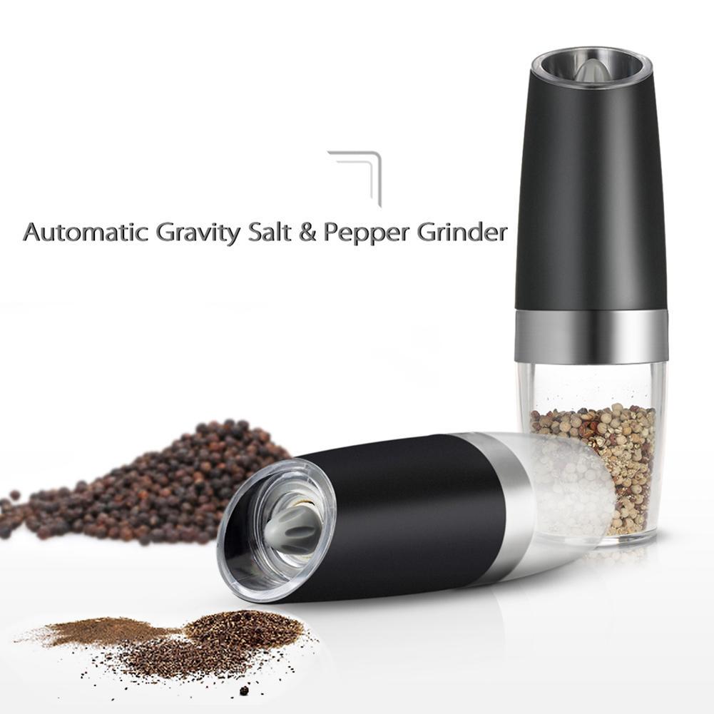Home Use Electric Induction Stainless Steel Pepper Grinder Grinding Bottle