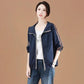 Women's Hooded Baseball Jacket Spring Casual Jacket Loose Top Solid Color Zipper Anti-wrinkle Jacket