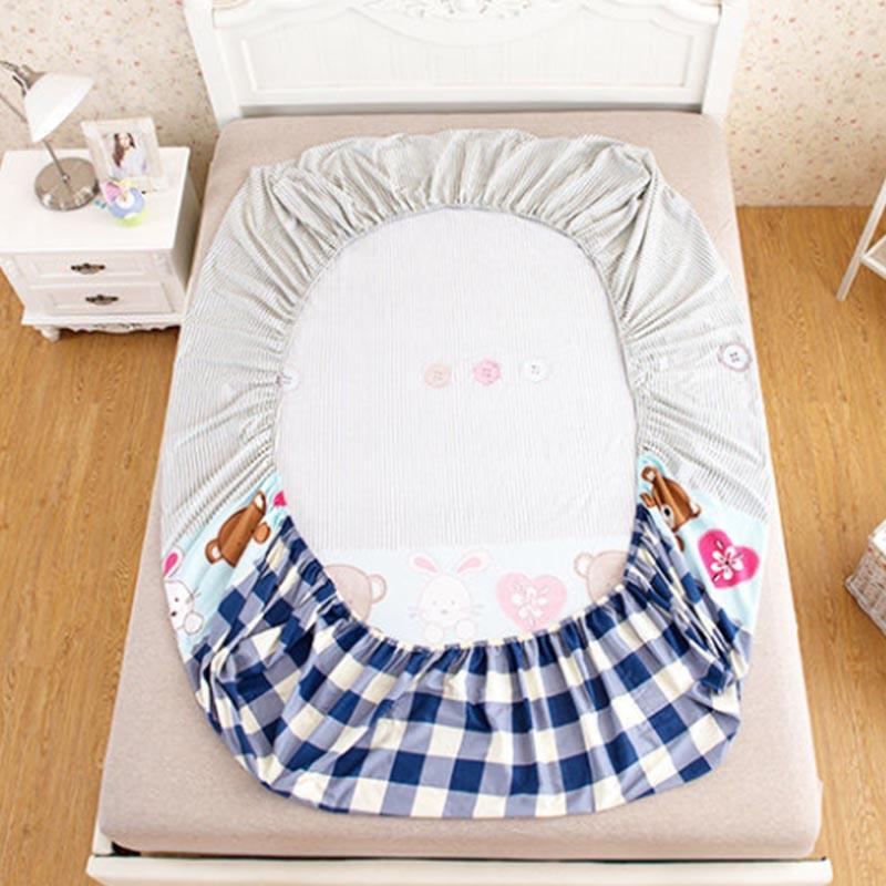 Beds Three-piece Pure Cotton Pillow Bag Cover 1.5 Meters 1.8 Bed Matsmons Protection Cover Dust-proof Bed Cover