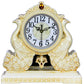 Swing Table Clock Wall Clock for Two Living Room Large Desk Clock European Style Retro Creative Silent Quartz Clock Pendulum