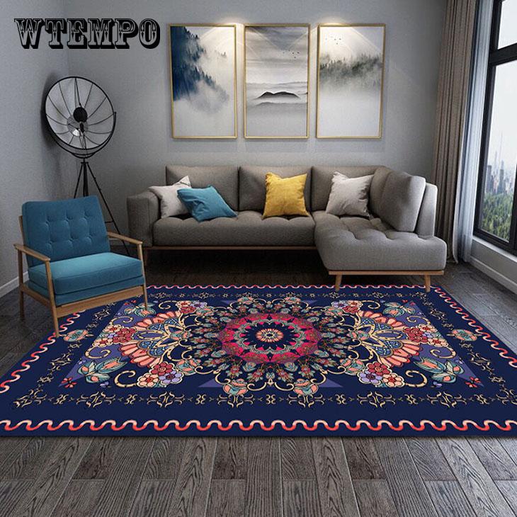 Abstract Painting Pattern Carpets For Living Room Bedroom Non-Slip Coffee Table Floor Mat