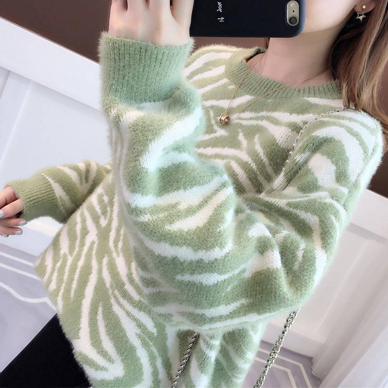 Women Mohair Skin-friendly Sweater Long Sleeve Half Turtleneck Hairy Bottom Knit Top Shirt