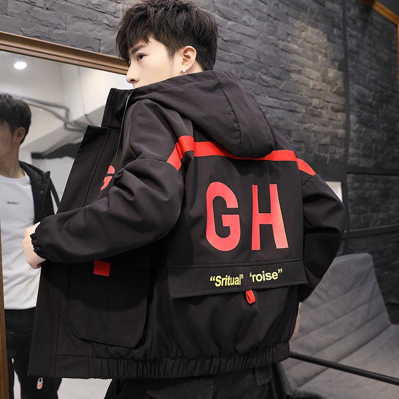 Men's Jackets Autumn Men's Coats Fashion Loose Casual Jackets Male Outerwear Baseball Uniform