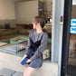 Women Vintage Sashes A-line Party Dress Long Sleeve Solid Elegant Dress Fashion Dress