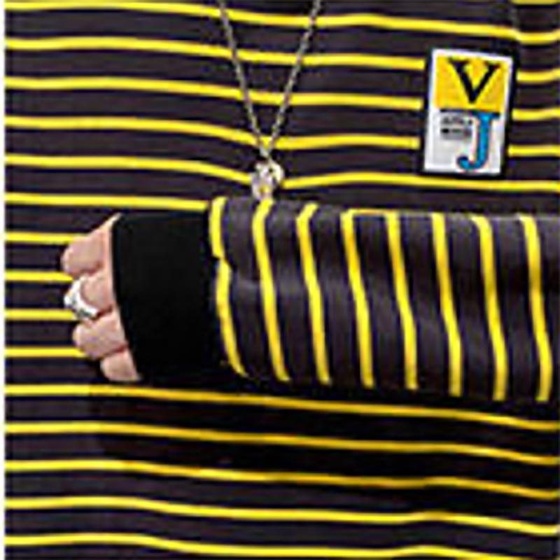 Men's Sweater Autumn Trend Tops Youth Striped Bottoming Long-sleeved Autumn Sweatshirts