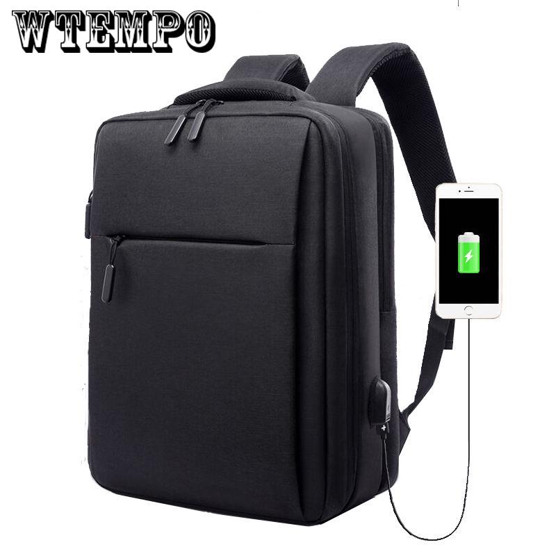 Men Travel Backpack Large Capacity Teenager Male Back Bag USB Charging Laptop Backpack Waterproof