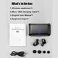 TWS 5.0 Bluetooth 8D Stereo Earbud Wireless Waterproof Earphones 2000mAh LED Power Bank Phone Holder