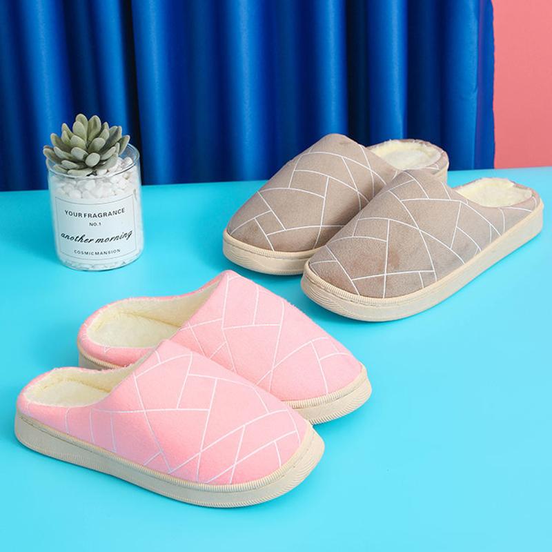 Winter Warmth Couple Plush Household Non-slip Platform Confinement Shoes