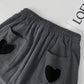 Love Labeling Drawstring Leggings Women's Spring and Autumn Solid Color Loose Casual Sports Pants High Waist Straight Sweatpants Tide
