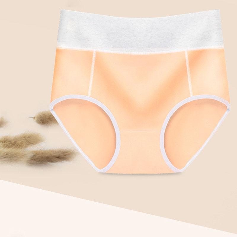 Women's Seamless Large Size Briefs Female Ice Silk Mid-rise Sexy Panties