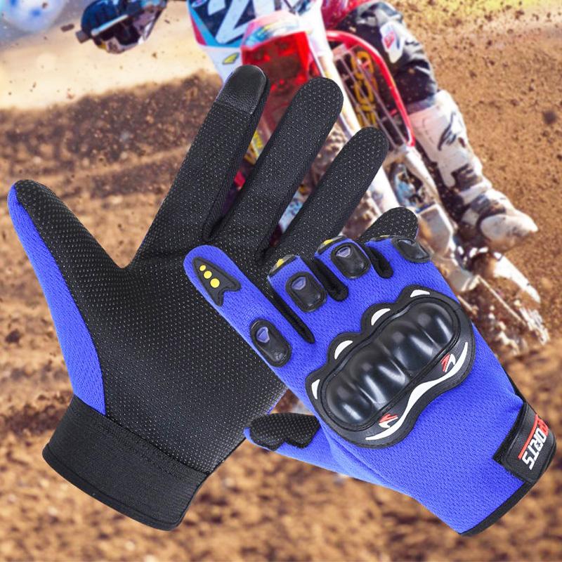 Motorcycle Racing Gloves Full-finger Cross-country Riding Motorcycle Bike Riding Rider Gloves Four Seasons To Wear
