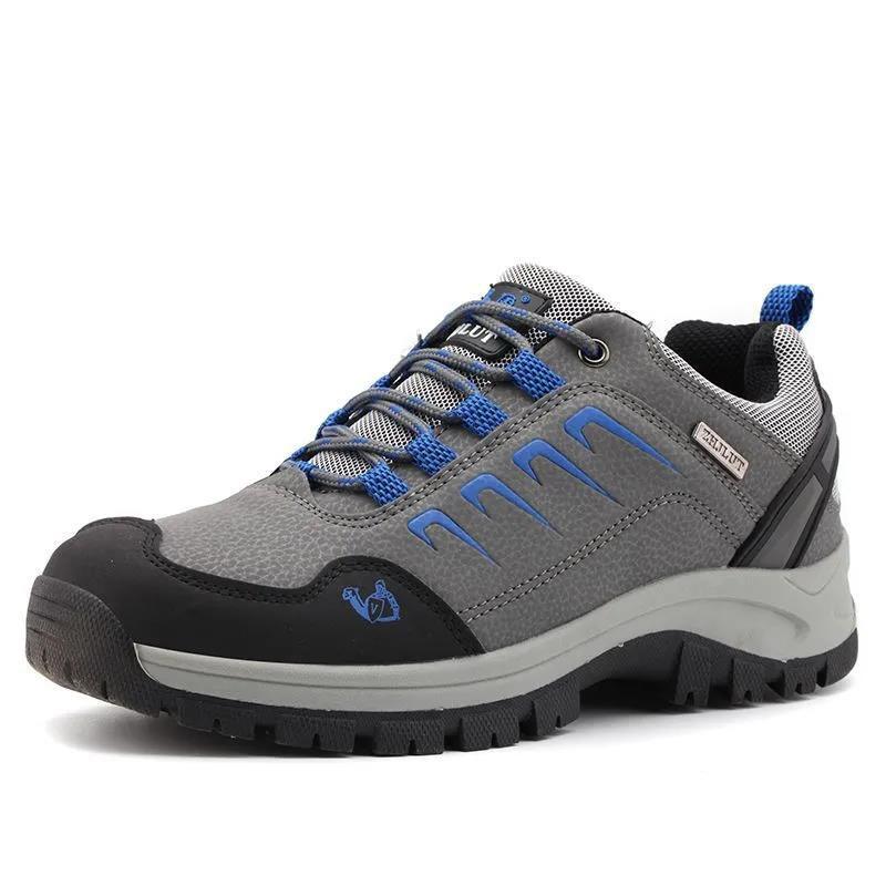 Outdoor Men's Hiking Shoes Non-slip Wear-resistant Hiking Hiking Shoes Winter Plus Velvet Warm and Waterproof Camping Travel