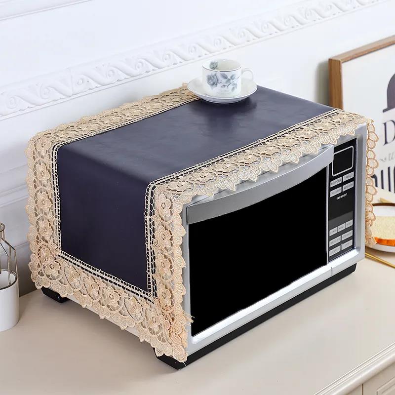 Leather Microwave Oven Dust-proof, Waterproof and Oil-proof Cover Towel Oven Universal Protective Cover 35*100cm
