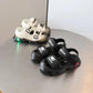 Baby Sandals Summer Boys Girls Flashing Shoes Baotou Beach Sandals Soft Sole 1-6 Years Old Kid Sneakers