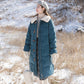 Women's Down Padded Jacket Mid-length Autumn and Winter Jacket Over-the-knee Padded Jacket Thick Loose Padded Jacket