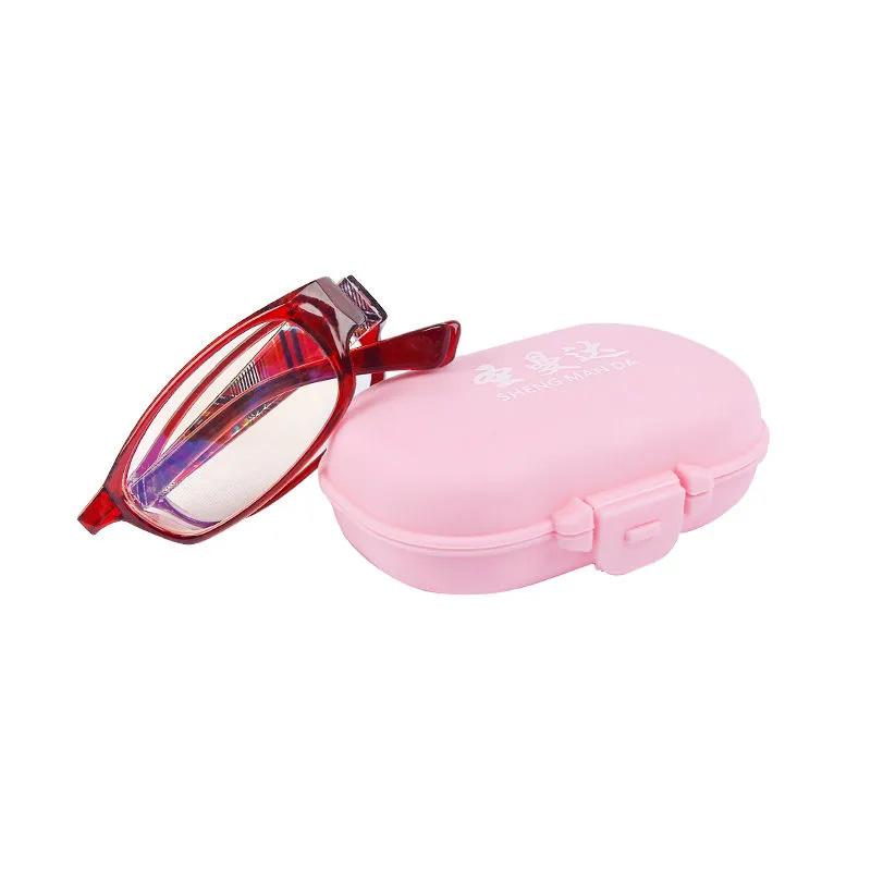 Japan Imported Presbyopic Glasses Female High-definition Folding Presbyopic Glasses Male Anti-blue Light Anti-fatigue Foldable Old Age Glasses