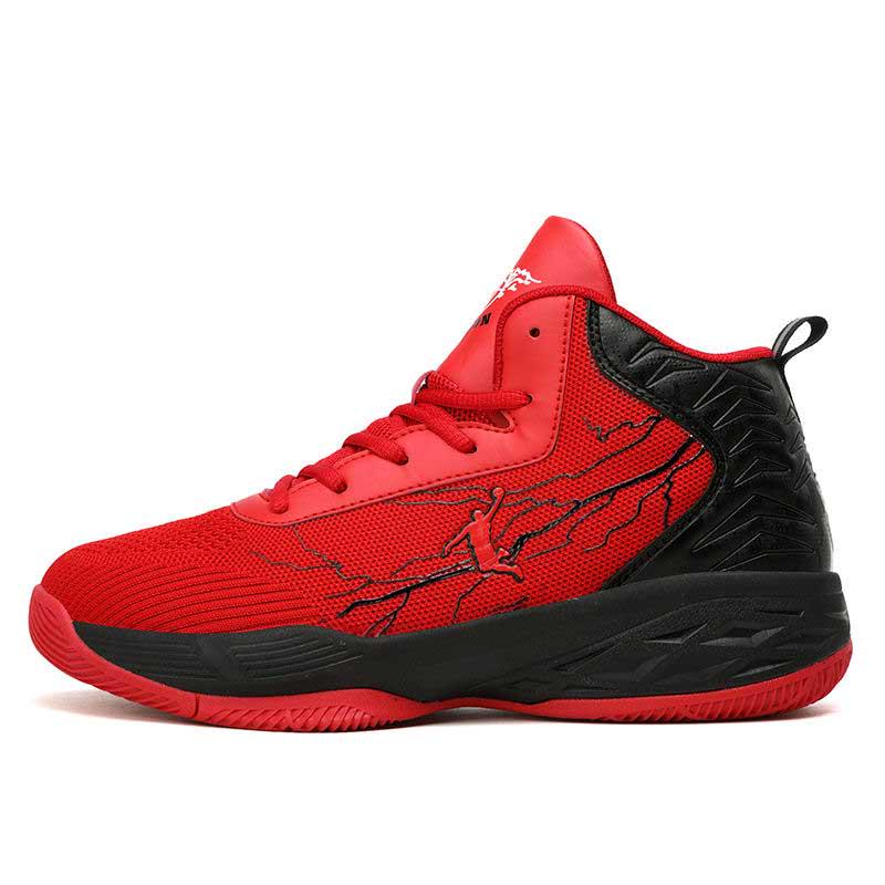 Size 38-46 Men Leather Sneakers Wear-resistant Basketball Shoes Deodorant Lightweight Running Shoes