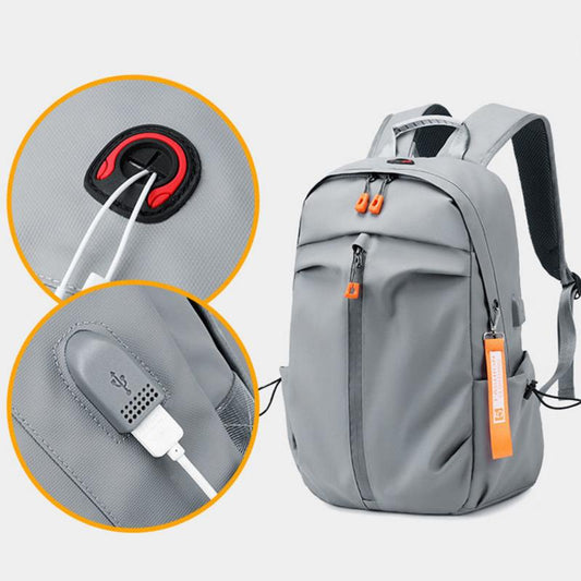 Backpack High School Junior High School Students Schoolbag Men's Trend Korean Leisure Travel Large-capacity Computer Bag