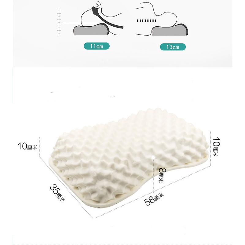 Natural Rubber Pillow Core Latex Pillow Adult Cervical Protection Wolf Tooth Pillow Comfort Memory Foam Pillow Orthopedic Pillow Neck Rest Pillows