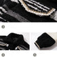 Fashion Black and White Lamb Hair Small Fragrant Wind Women's Jacket Mid-length Thick Lamb Wool Plush Jacket