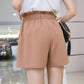 Shorts Women's Summer Loose High Waist and Thin Korean Style Buds Five-point Wide-leg Tooling Plus Size Shorts for Outer Wear