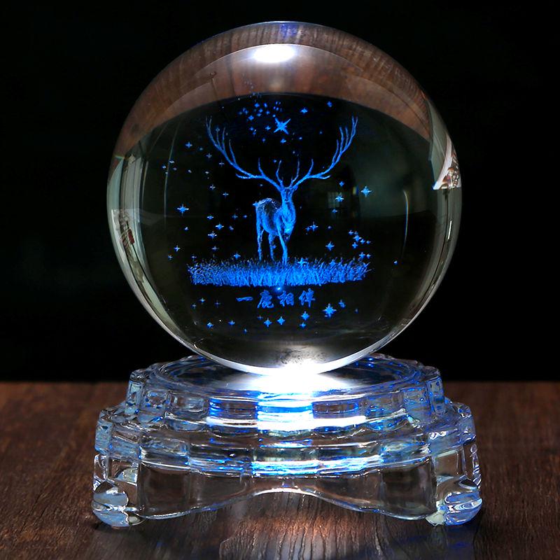 Christmas birthday present Christmas present Room decoration Christmas Crystal ball