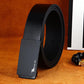 Belt male casual black youth belt male wild letter smooth buckle belt youth student belt female