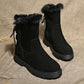 Snow Boots Women Winter Korean Version Plus Velvet Warm In Tube Cotton Shoes Soft Bottom Non-slip Thick Bottom Ankle Boots Women