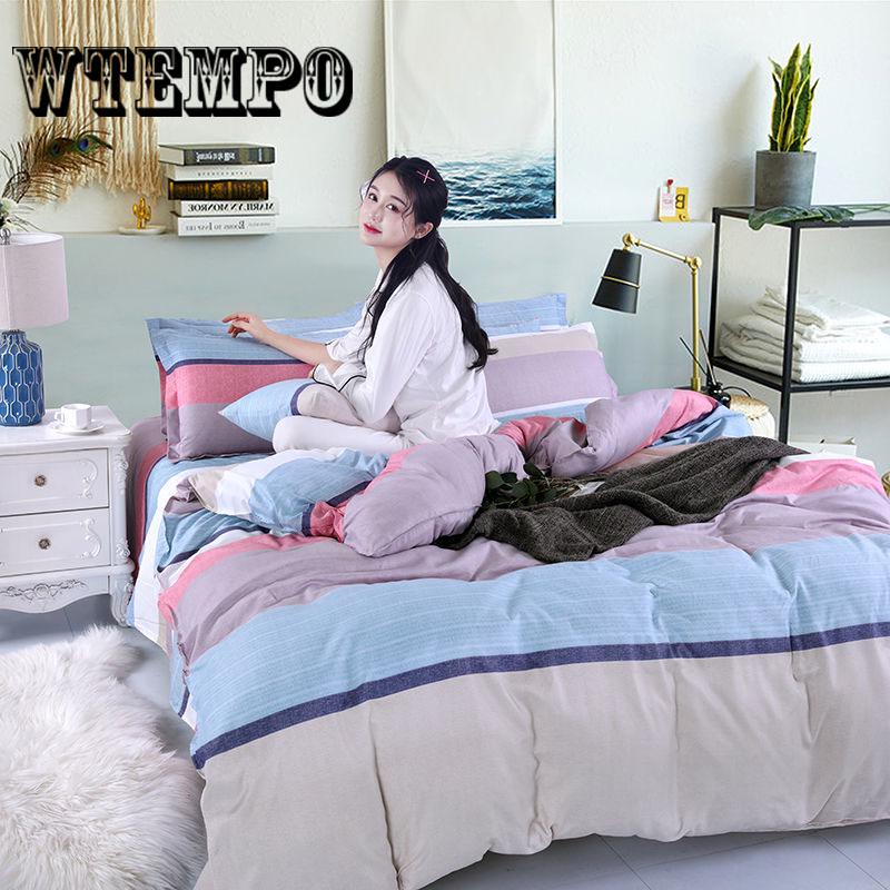 Sheet Pillowcase Duvet Cover Set Print Bedding Sets