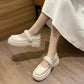 British Leather Shoes Women Retro Thick Bottom Increased Mary Jane Japanese Jk Shoes Loafers Comfortable Casual Style