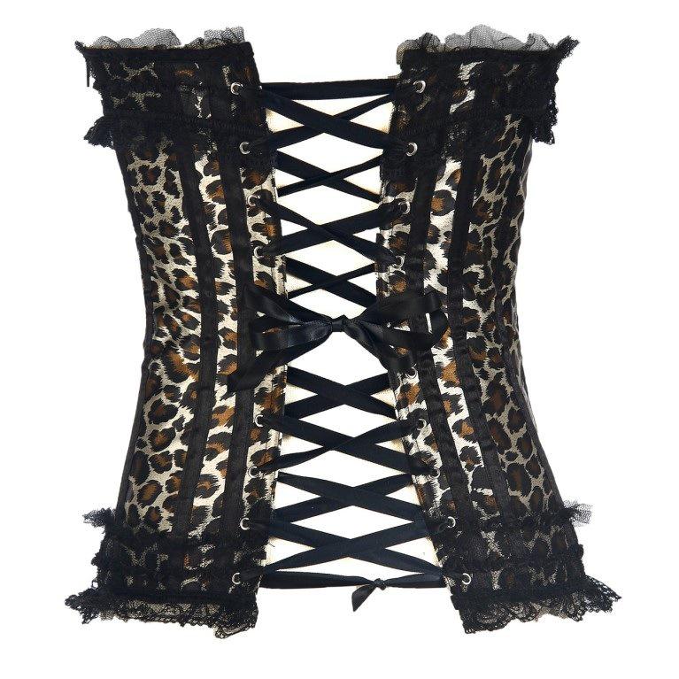 Corset Minceu Lace Sexy Waist Trainer Plastic Boned Jacquard Plus Size Overbust Bustier Corset Top