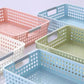4PCS Desktop Plastic Storage Basket Kitchen Sundries Storage Box Toy Storage Box Home Storage Small Basket Bathroom Toiletries Storage Basket
