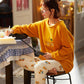 Spring and Autumn Flannel Loose Women's Pajamas Autumn and Winter Thickening and Velvet Warm Coral Fleece Home Service Suit