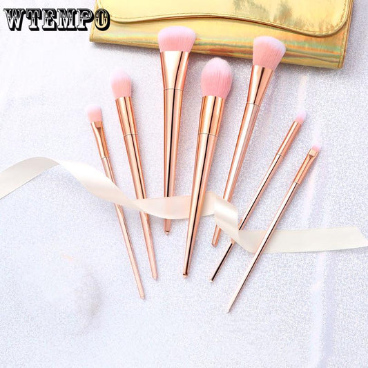 7PC Spiral Eyes Makeup Brush Suit Tools Foundation Makeup Cosmetic Soft Hair Brush Oct Maquiagem
