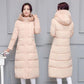 Women's Cotton-padded Winter Jacket Cotton-padded Jacket Mid-length Over The Knee Korean Thick Loose Padded Coat