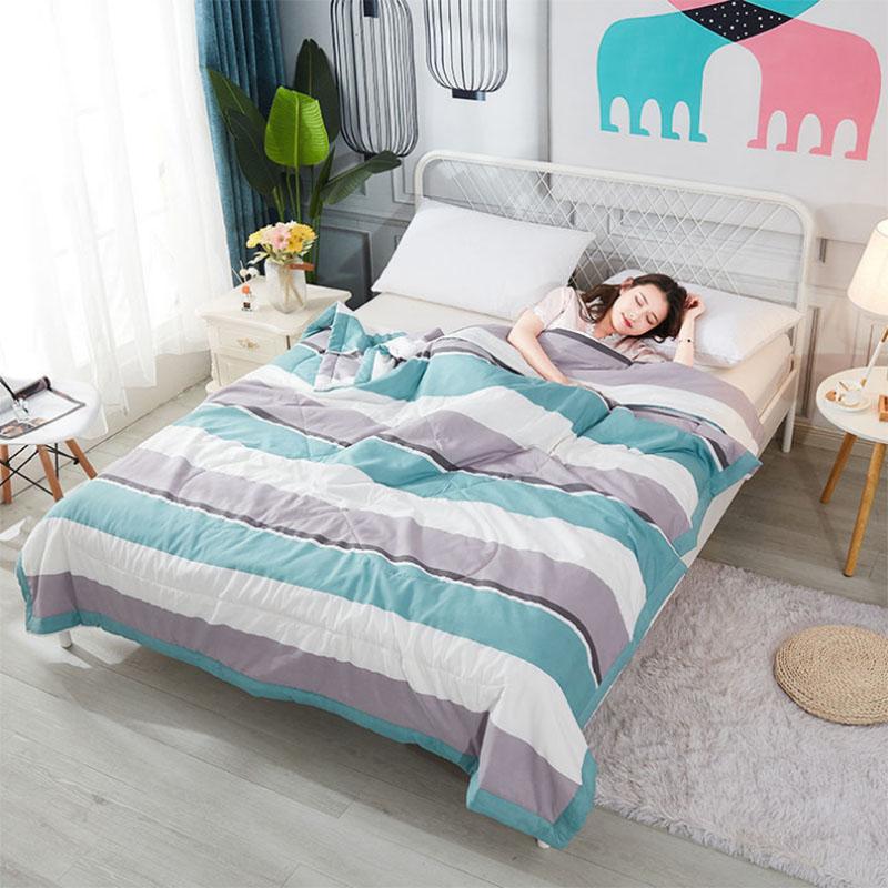 Washed Cotton Summer Quilt Multi-size Air Conditioner Quilt Summer Cool Quilt Single Double Student Summer Thin Summer Quilt