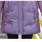 Fashion Middle-aged Mother's Winter Clothes Mid-length Coat Plus Velvet Padded Down Padded Jacket