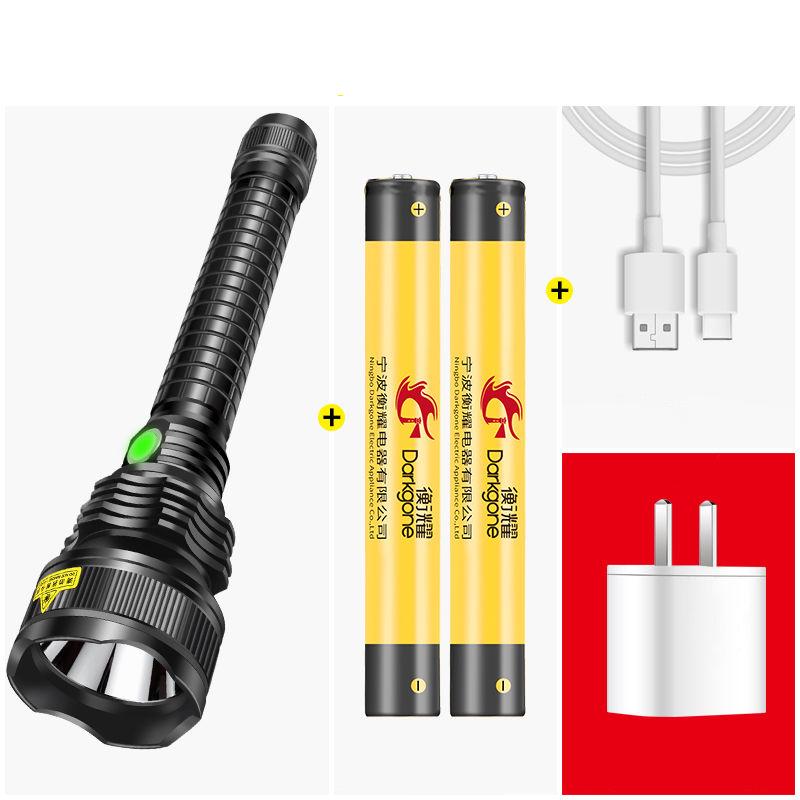 Lumens Most Powerful Led Flashlight Usb Rechargeable Torch  Hand Lamp Battery Flash Ligh